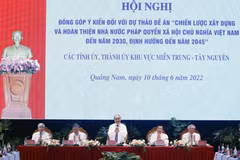 Conference seeks central localities’ opinions on law-governed state building project