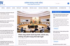 VNA launches specialised portal on policies, social affairs