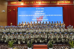 Vietnam’s second UN peacekeeping sapper unit unveiled in Hanoi
