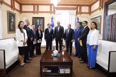 Party delegation pays working visit to Dominican Republic