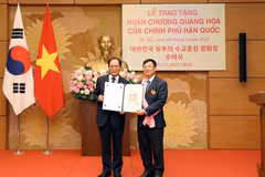 Former official honoured with RoK’s Grand Gwanghwa Medal
