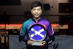 Vietnamese cueist Duong Quoc Hoang has won the Scottish Open Pool 9-ball Championship 2024 in Scotland, the UK. (Photo: znews.vn)