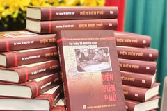 The 9th edition of the book “Dien Bien Phu” written by General Vo Nguyen Giap. (Photo: cand.com.vn)