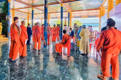 Cambodia strives to complete vaccination for prisoners by August’s end