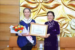 Friendship insignia bestowed upon Mexican Ambassador