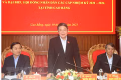 NA Vice Chairman inspects election preparations in Cao Bang