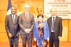 NA official receives France’s National Order of the Legion of Honour