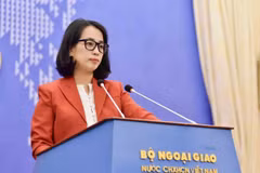 Spokeswoman of the Ministry of Foreign Affairs Pham Thu Hang. (Photo: VNA)