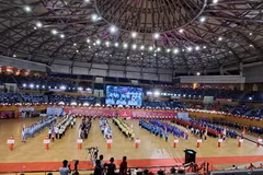 Athletes from schools in ASEAN countries join the opening ceremony of the 13th ASEAN Schools Games 2024 in Đà Nẵng City. More than 1,300 athletes and coaches will be competing in six sports for 107 medal sets on June 1-7. (Photo: VNA)