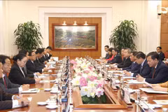 Top Party inspection officials from Vietnam and Laos hold talks in Hanoi (Photo: VNA)