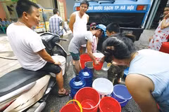 Clean water shortage in Hanoi pending new pipeline