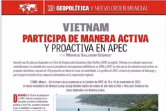 The article on Vietnam’s active contributions to the Asia-Pacific Economic Cooperation (APEC) forum by Voces Del Periodista. (Photo: VNA)