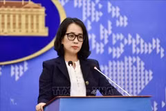Spokeswoman of the Ministry of Foreign Affairs Pham Thu Hang (Photo: VNA)