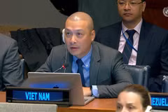 Minister Counsellor Nguyen Hoang Nguyen, deputy head of the Permanent Delegation of Vietnam to the United Nations. (Photo: VNA)