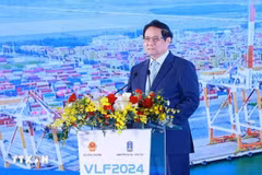 Prime Minister Pham Minh Chinh addresses the Vietnam Logistics Forum 2024 (Photo: VNA)
