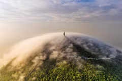 Ba Den Mountain - "The Highest Peak in Southern Việt Nam". (Photo: Tran Tuan Viet)