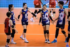 LPBank Ninh Binh finish second in the 2024 Asian Women’s Club Volleyball Championship on September 29 in Thailand. (Photo: AVC)