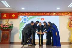 At the ceremony in Hanoi on August 14 to mark the 78th anniversary of India’s Independence Day (August 15, 1947-2024). (Photo: VNA)