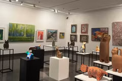 Exhibition features image of cat – zodiac animal for upcoming Lunar New Year