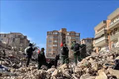 Vietnamese teams make great efforts in search and rescue operations in Turkey