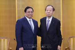 PM receives leaders of Japan-Vietnam Parliamentary Friendship Alliance