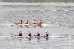 Vietnamese rowers bring home first Asian Games medal