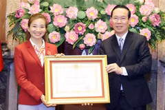 President hails athletes for performances at SEA Games 32