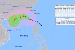 Typhoon Saola causes strong wind at sea