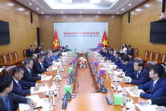 Vietnamese, Lao Party officials hold talks