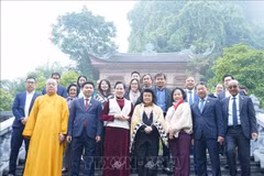 Cambodian NA President concludes visit to Vietnam