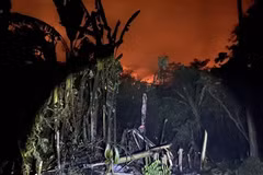 Thailand: Forest fire threats national park