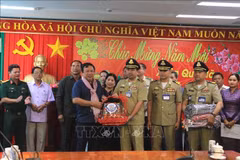 Cambodian delegation pays pre-Tet visits to Vinh Long province