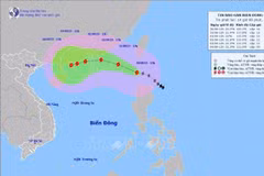 Typhoon Saola enters East Sea