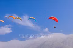 Lai Chau hosts second Open Putaleng Long Distance Paragliding Tournament