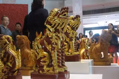 Sacred Vietnam sculptures showcased in Hanoi