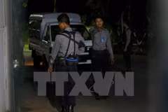 Myanmar arrests three suspects in Yangon explosions