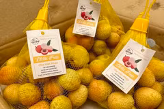 Vietnamese lychees are on display in France (Photo: VNA)