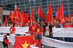 Vietnamese in RoK protest China’s illegal acts in East Sea 