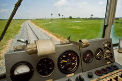 Thailand-Cambodia railway bridge inspected
