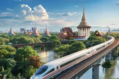 Thailand develops dual rail tracks (Photo: thai.news)