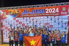 Vietnam set domination at the September 26-29 JJIF World Cup Beach 2024 in Thailand. (Photo of Vietnam Sports Team)