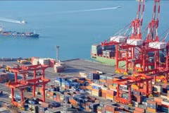 A view of Busan Port in the Republic of Korea. (Photo: AFP/VNA)