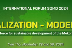 The international forum on the sustainable development of the Mekong Delta (SDMD) 2024 is scheduled to take place on November 29 - 30. (Photo: sdmd2045.ctu.edu.vn)