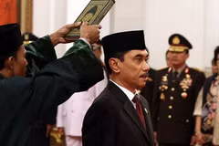 Indonesia names new chiefs for counter-terrorism, food monitoring 