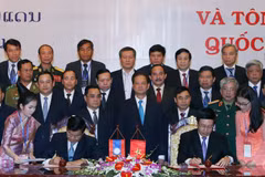 State ceremony marks completion of Vietnam-Laos border marker project