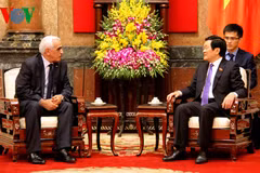 President welcomes First President of Algerian Supreme Court 
