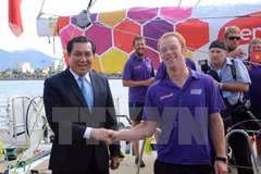 Clipper Race sailors arrive in Da Nang