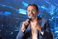 Former MAS managing director Ravi Menon at the launch of Singapore's global fintech network on Oct 30, 2024. (Photo: Global Finance and Technology Network)