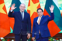 Prime Minister Pham Minh Chinh meets with visiting Bulgarian President Rumen Radev in Hanoi on November 25. (Photo: VNA)