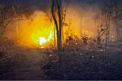 Wildfires rampant in northern Thailand 